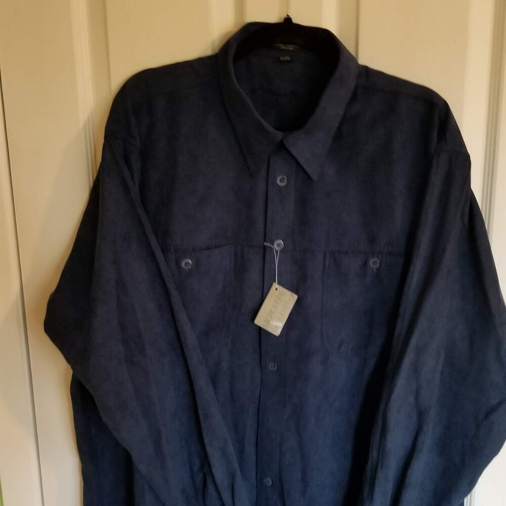 NWT Sz 17 microfibre shirt
